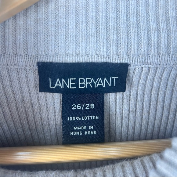 Lane Bryant Cream Cowl Turtleneck Sweater - Picture 2 of 3